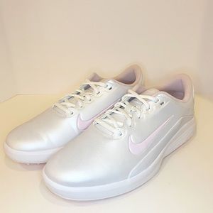 Nike Vapor Pro Soft Spike Golf Shoes Arctic White and Pink 9